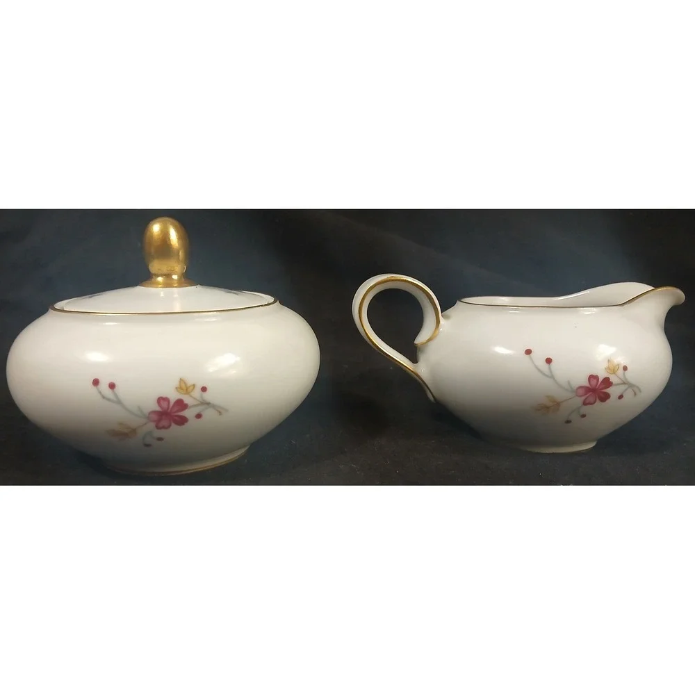 Vintage Eschenbach Bavaria Germany Clarice Floral Tea Set 13 pcs Stamped W838 24